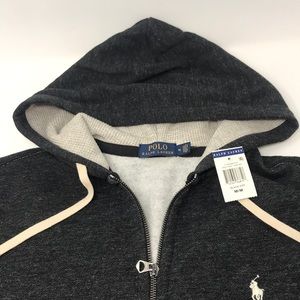 Polo Ralph Lauren Hooded full-zip Fleece Black (M)